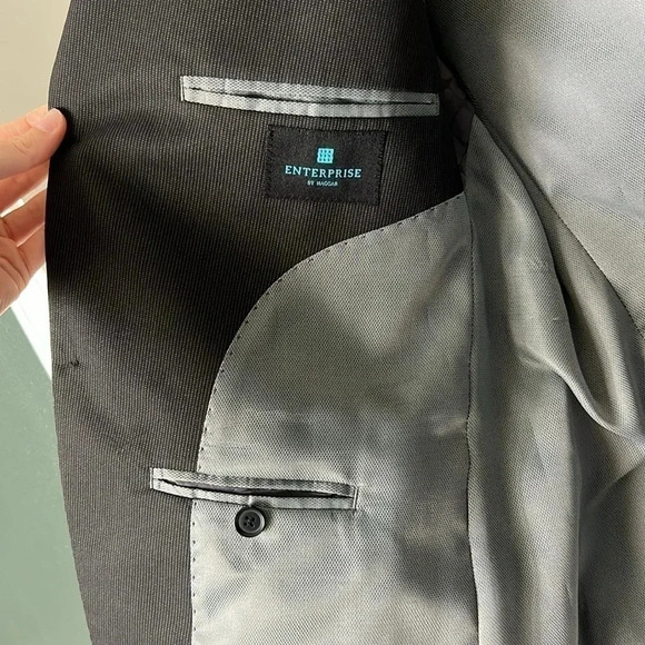 ENTERPRISE BY HAGGER : mens 2 button sport coat blazer jacket - Picture 9 of 10